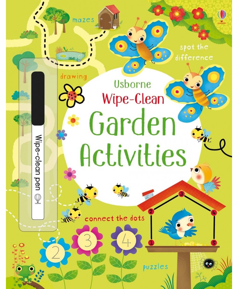 Scrie și șterge Garden Activities Wipe-Clean