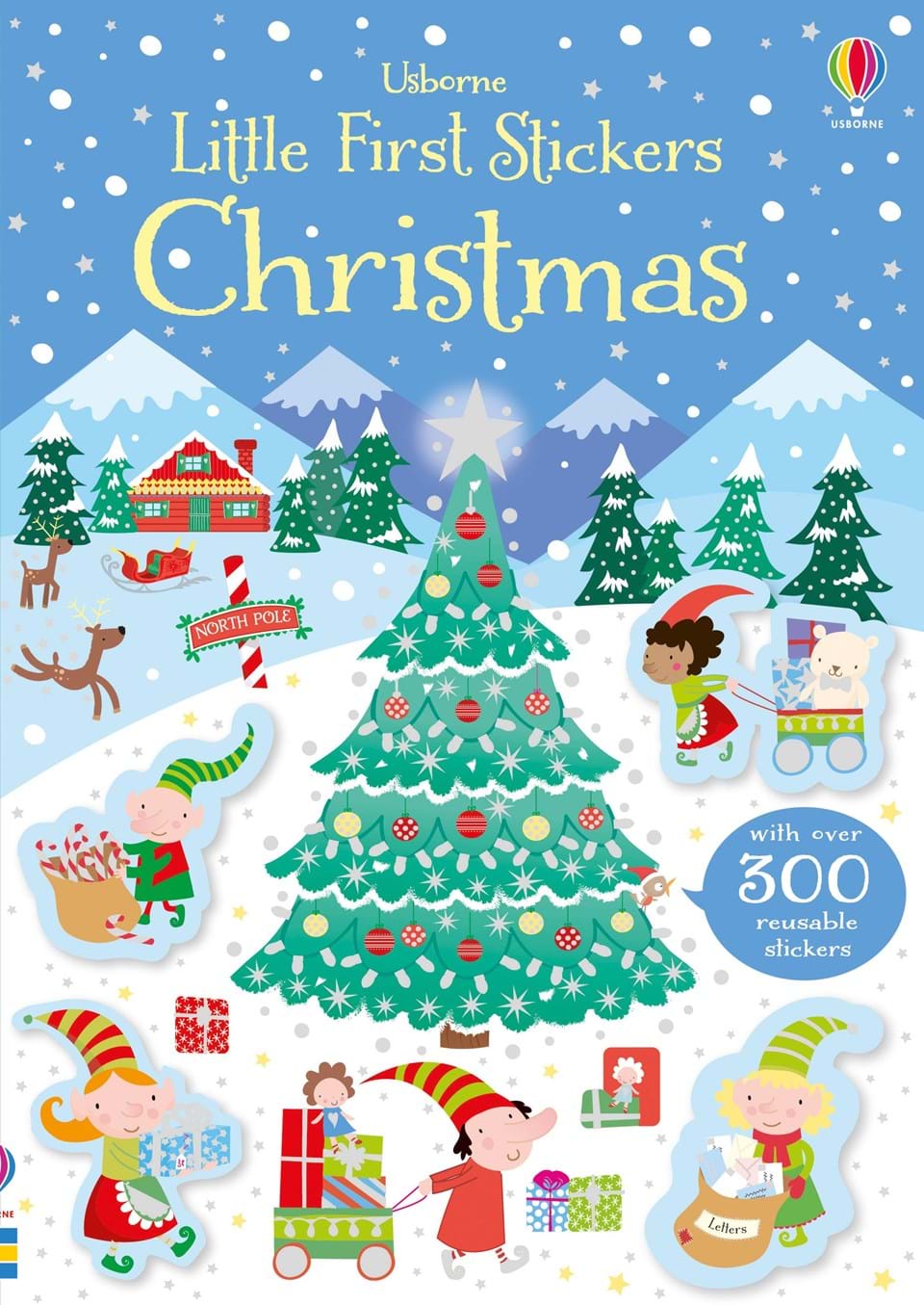 Carte cu stickere de Crăciun - Little first stickers Christmas