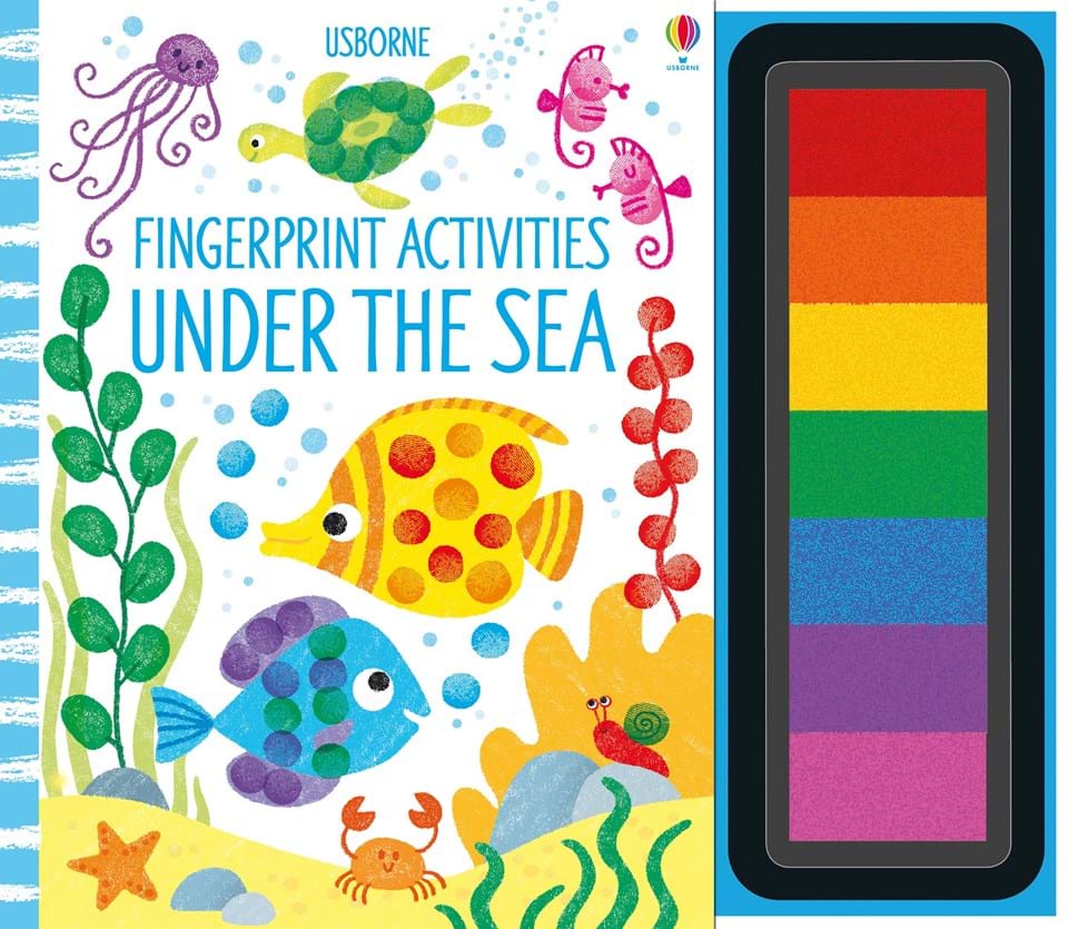 Carte de pictat cu degetelele Under the sea Fingerprint