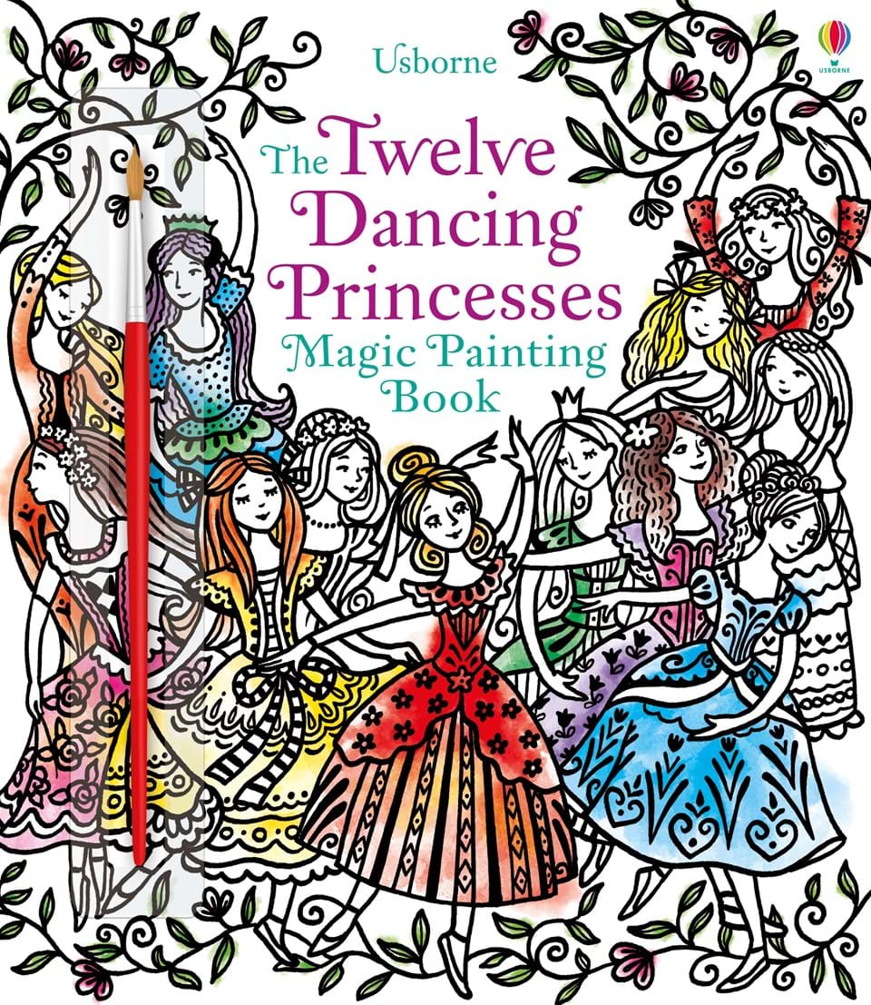 Carte cu pictură magică Twelve dancing princesses